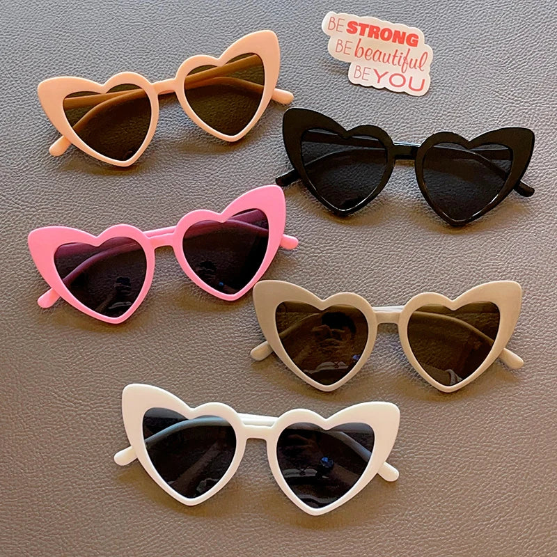 Gafas de Sol Infantiles Corazón Retro - UV400 para Niñas y Niños