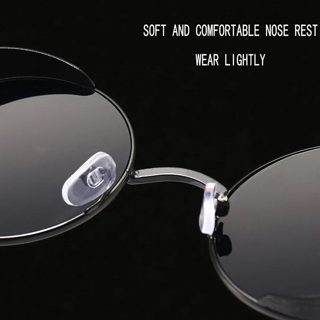 Gafas de Sol Retro Punk Redondas - Protección UV400 Estilo Vintage