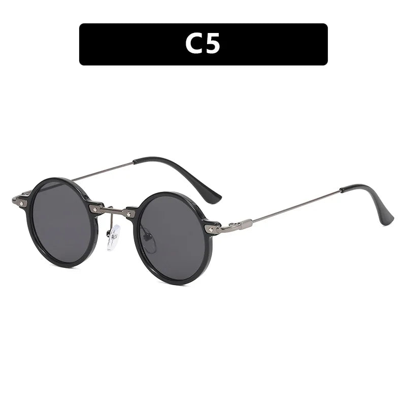 Gafas de Sol Steampunk Vintage Redondas - Punk Retro Lujo
