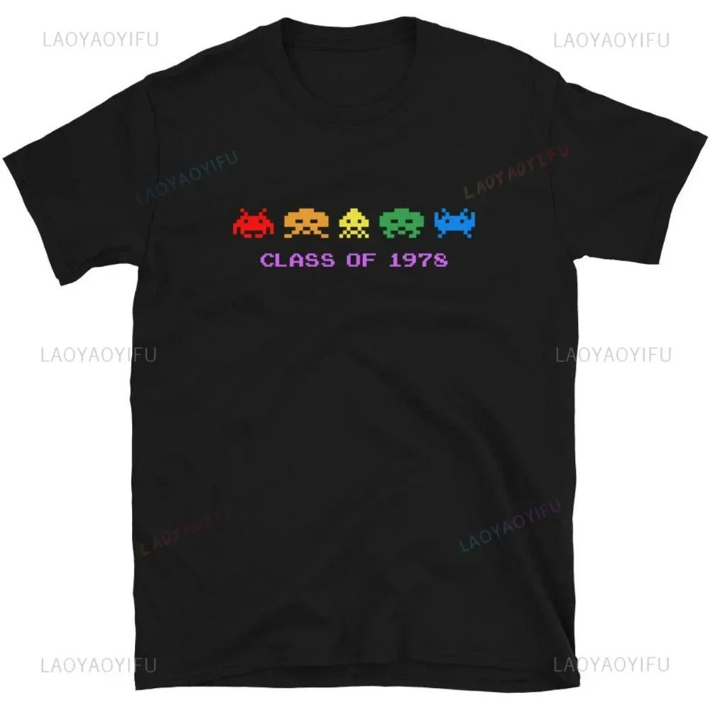 Camiseta Retro Galaga - Arcade Space Invaders 80s