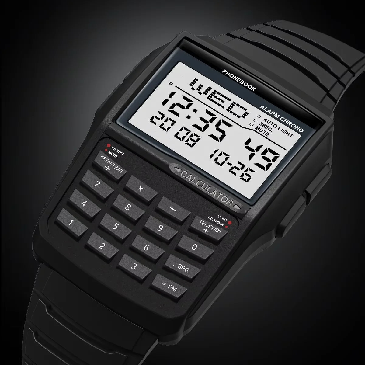 Reloj Calculadora LED Retro - Estilo Deportivo Digital