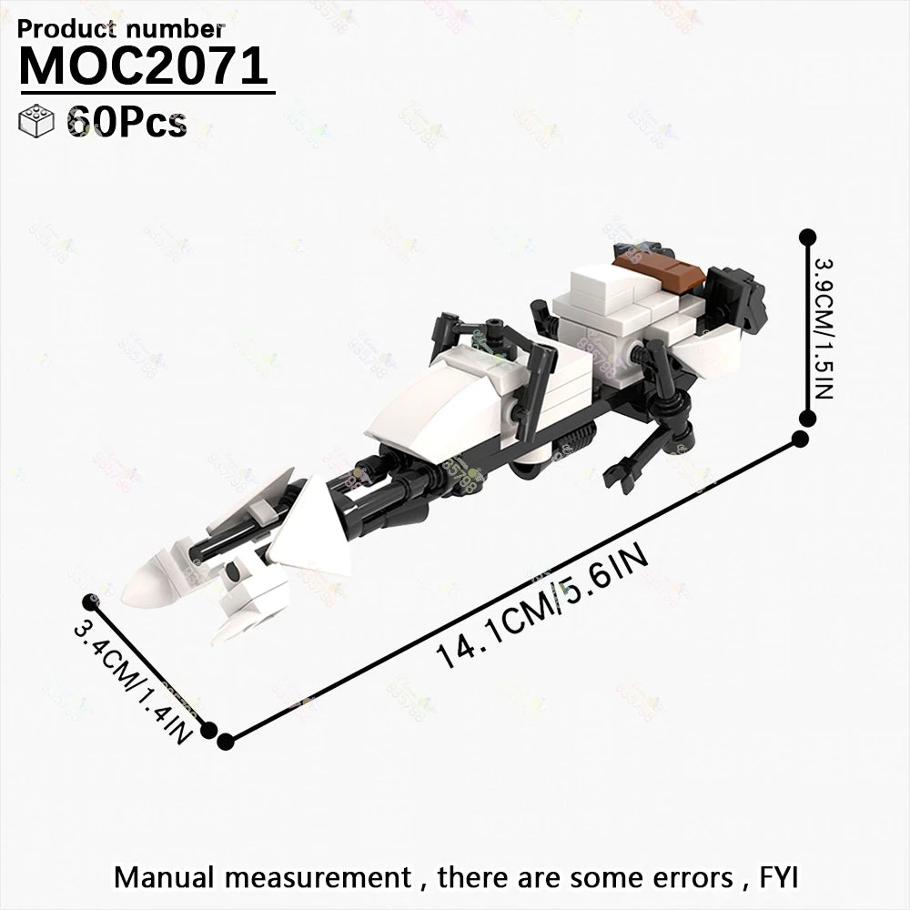 Naves y Robots Star Wars MOC - Bloques de Construccion Retro