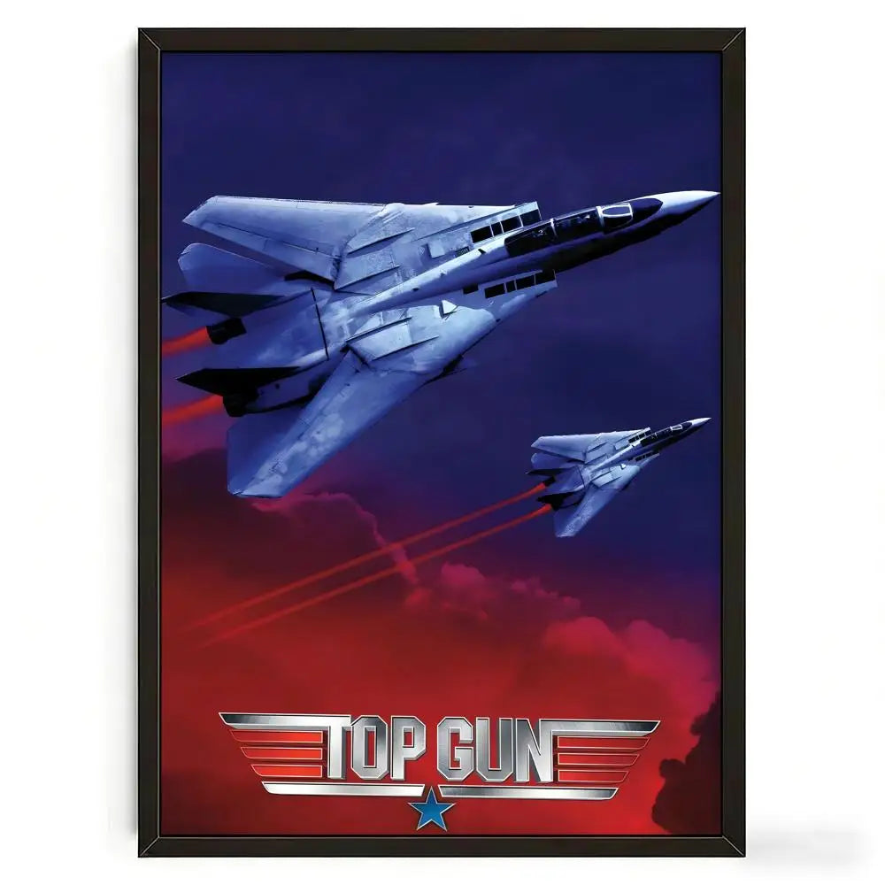 Poster Top Gun Pelicula Retro - Arte Decorativo para Pared