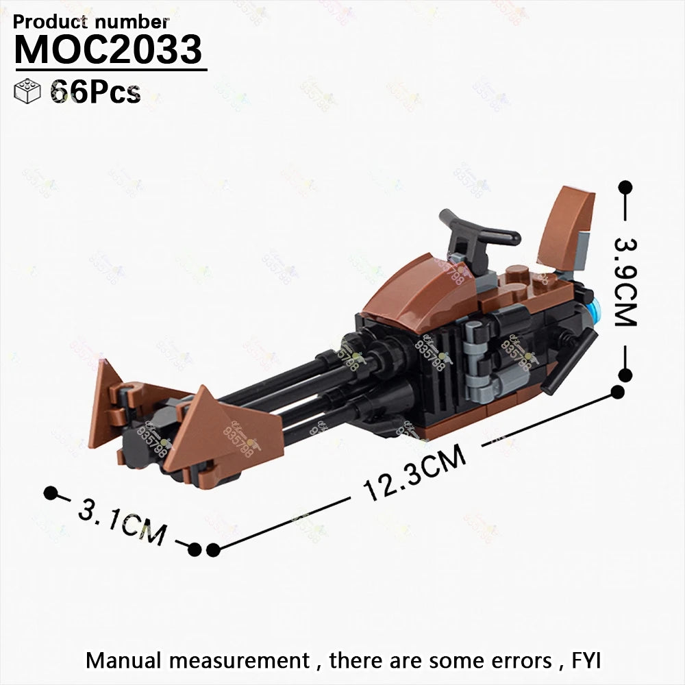 Naves y Robots Star Wars MOC - Bloques de Construccion Retro