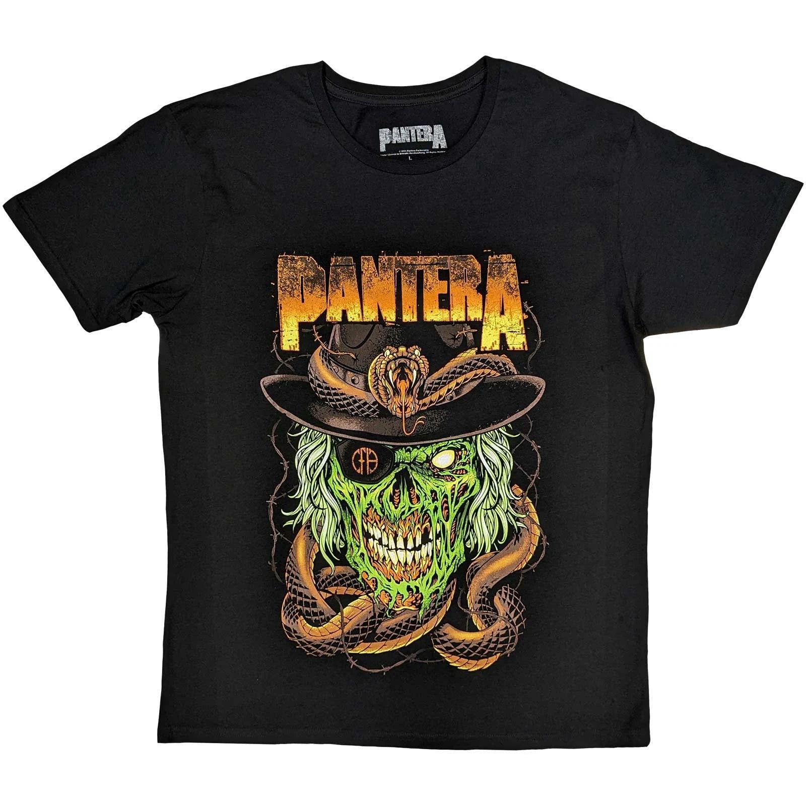 Camiseta Pantera Póster - Heavy Metal Band Oversize Algodón