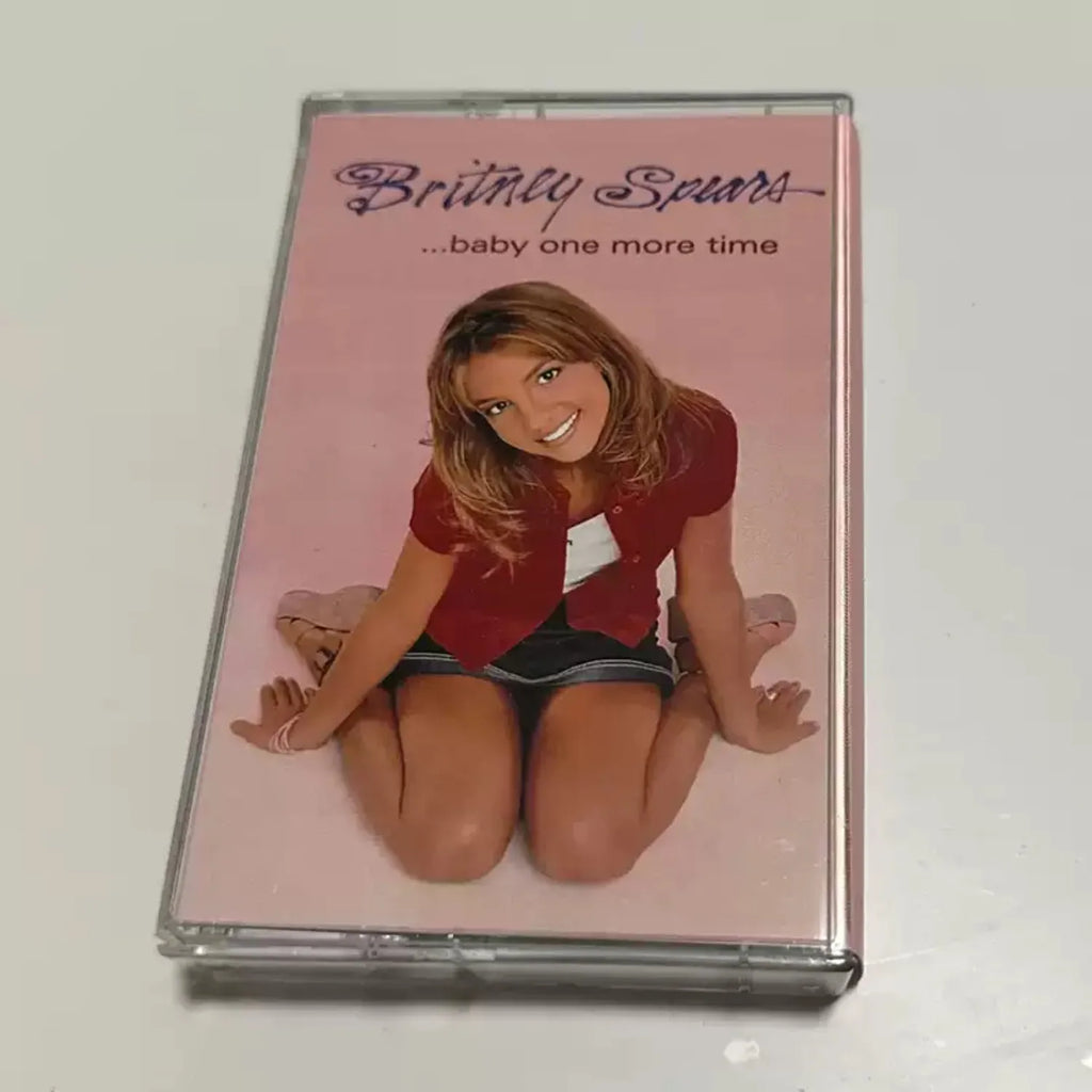 ...Baby One More Time Cassette Tape, 90s Teen & Dance Pop with Catchy Beats & Nostalgic Vocals Retro Format