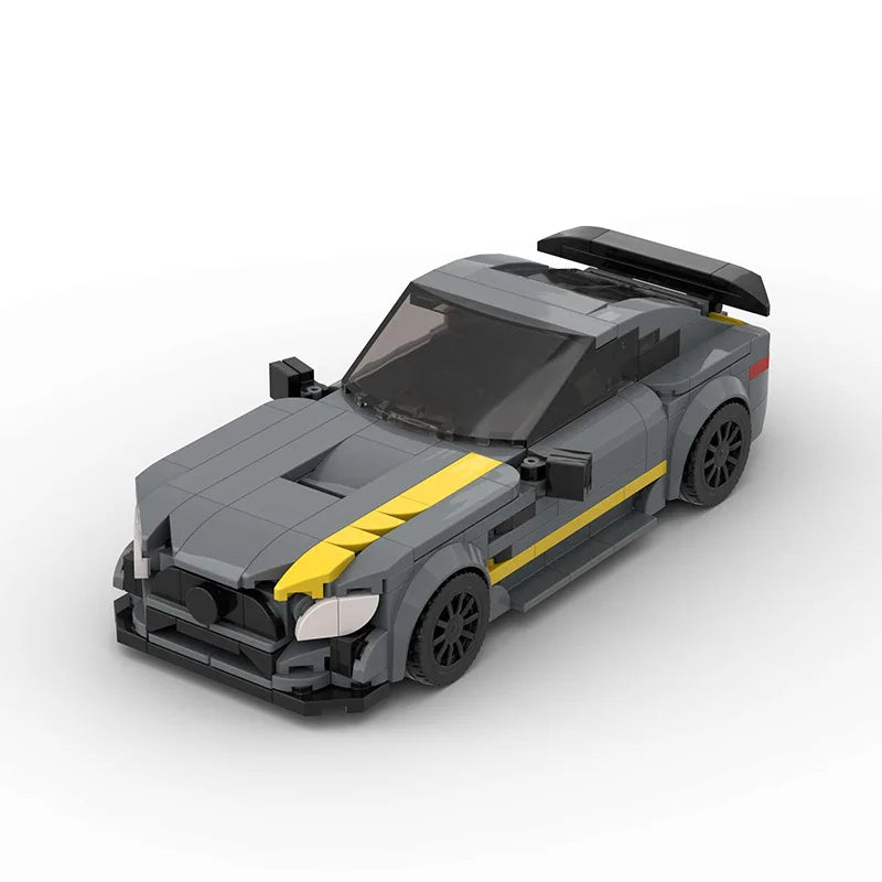 Auto Campeón MOC Rally - Bloques de Construcción Super Car Retro