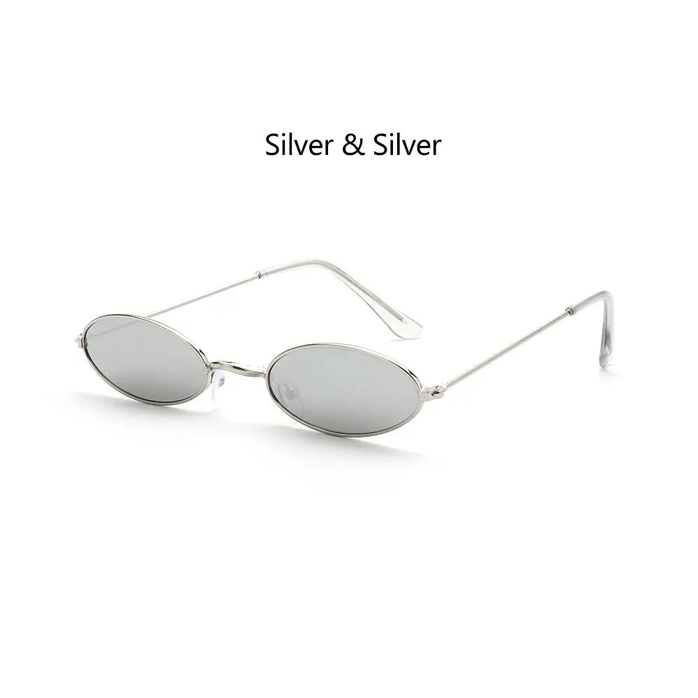 Gafas de Sol Ovaladas Retro - Marco Pequeño Metal Vintage