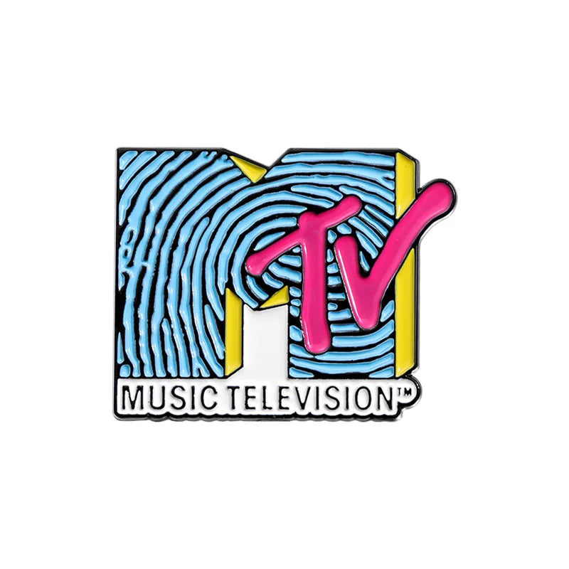 Pin Esmaltado MTV Retro Hip Hop - Broche Vintage Coleccionable