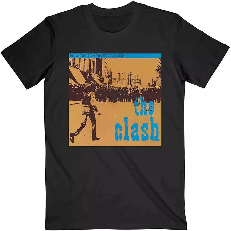 Camiseta The Clash - London Calling Rock Band Retro