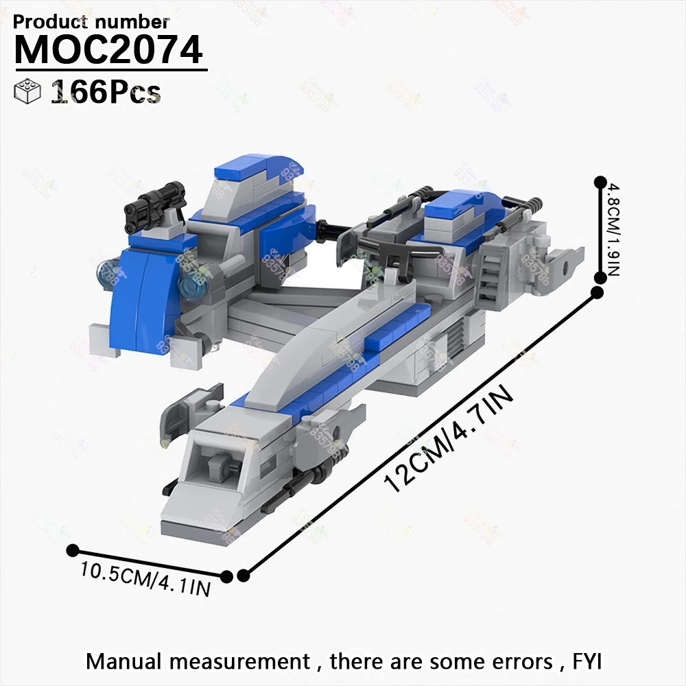 Naves y Robots Star Wars MOC - Bloques de Construccion Retro