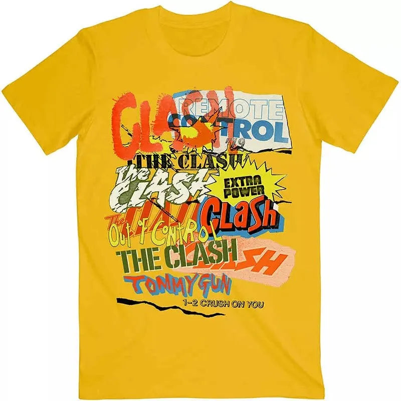 Camiseta The Clash - London Calling Rock Band Retro