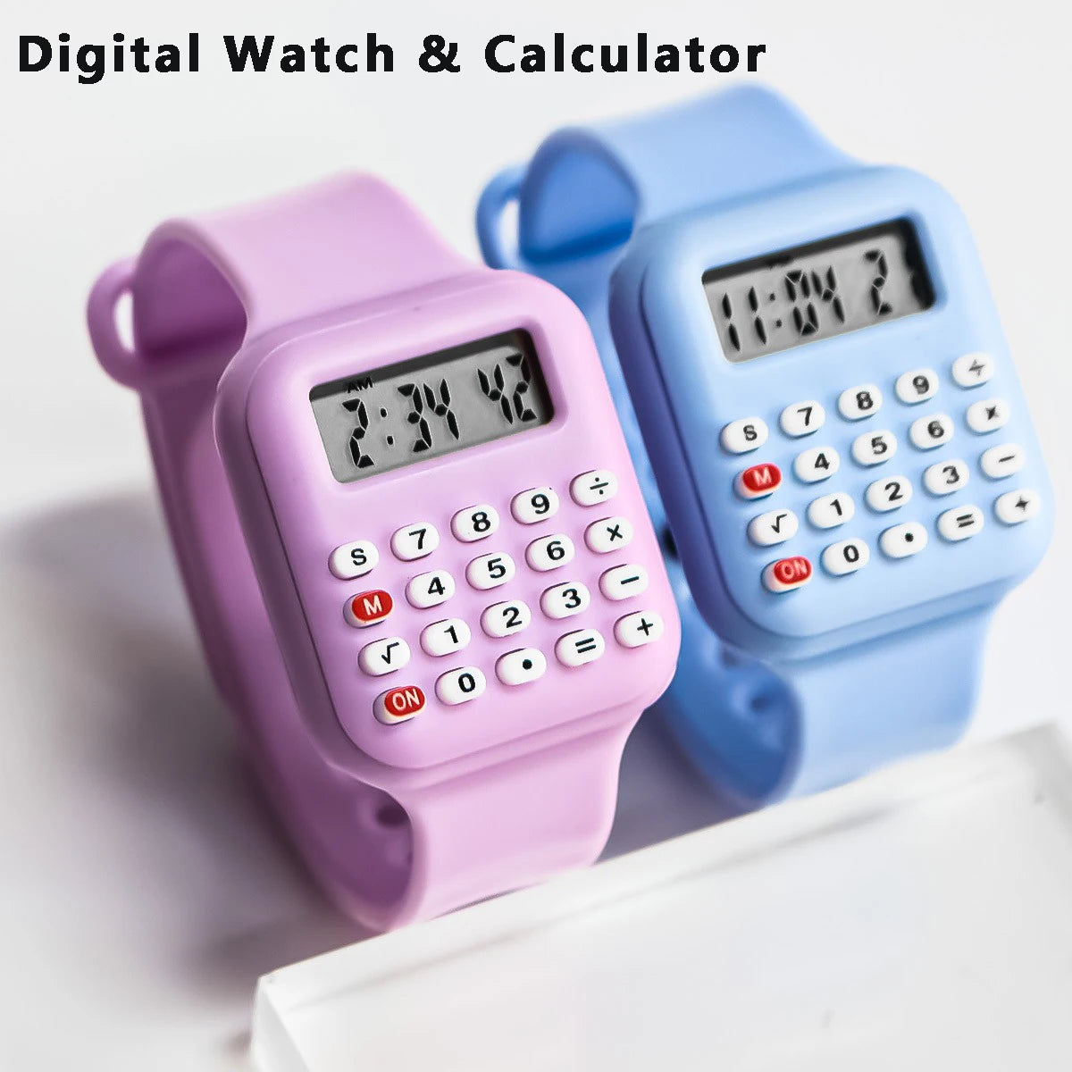 Reloj Calculadora Infantil LED - Estilo Retro Digital