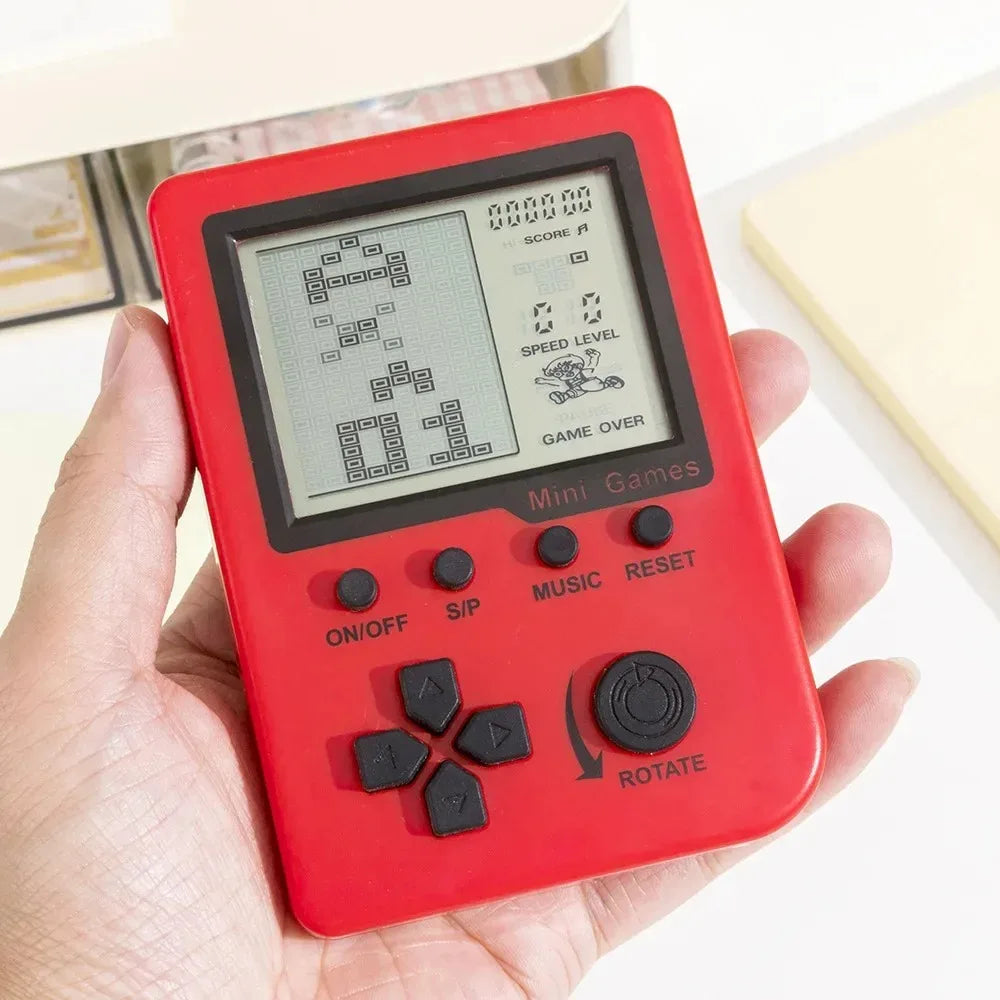 Mini Tetris Retro Llavero - Consola de Bolsillo 26 Juegos