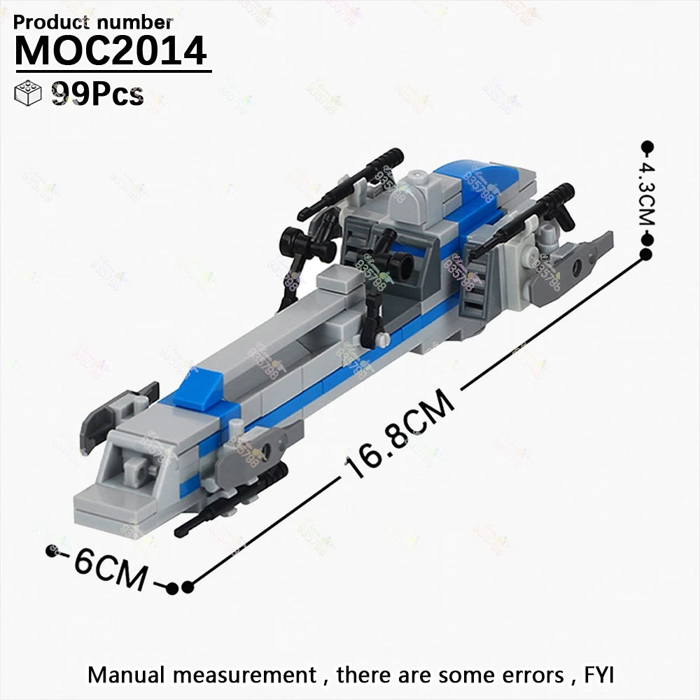 Naves y Robots Star Wars MOC - Bloques de Construccion Retro
